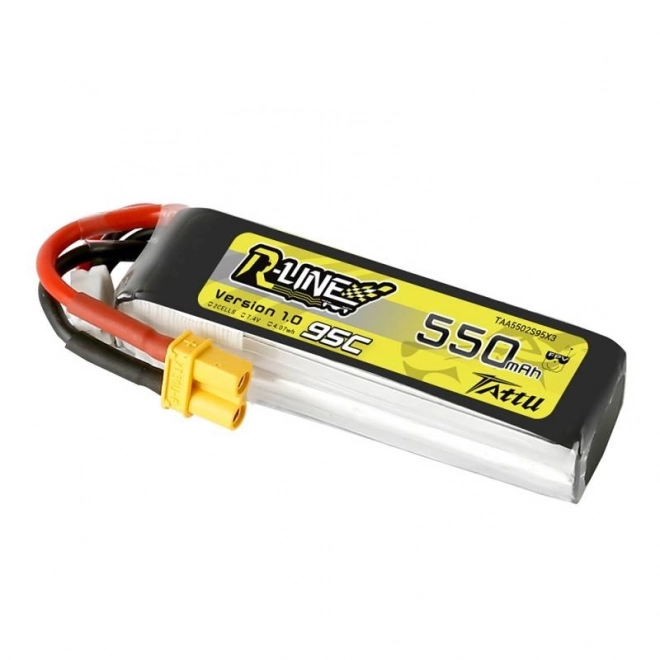 Baterie Tattu R-Line 550mAh 7,4V 95C 2S1P XT30