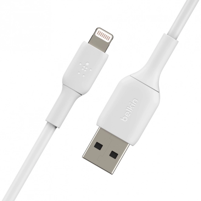 PVC kabel USB-A na Lightning 15 cm bílý