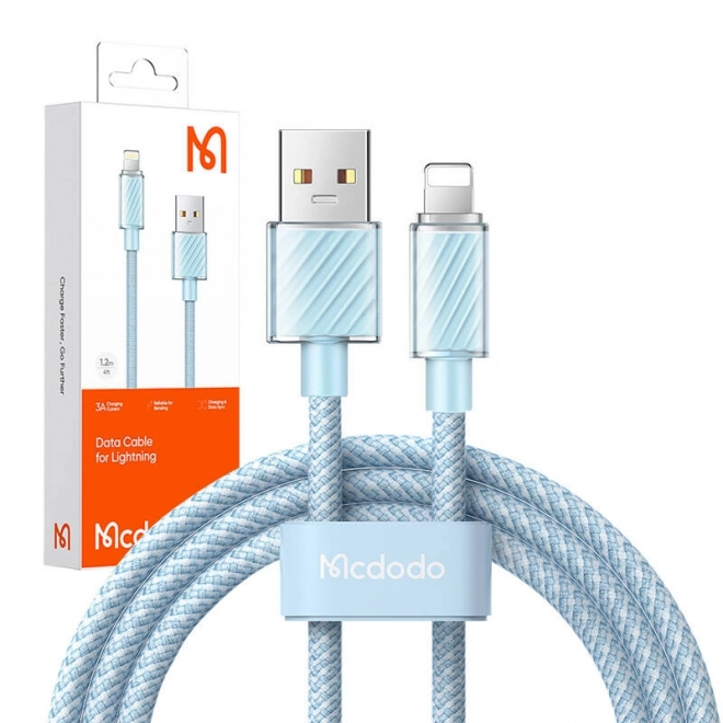 Kabel USB-A na Lightning Mcdodo CA-3641, 1,2 m (modrý)