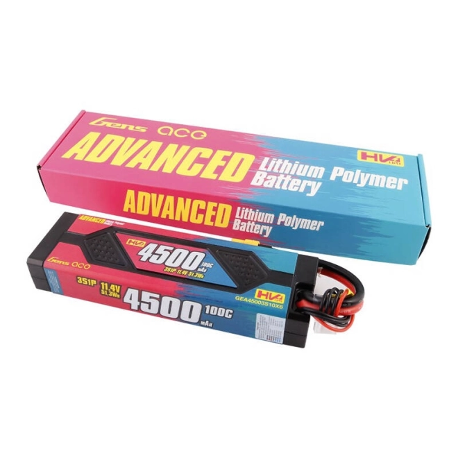 Gens ace Advanced 4500mAh 11,4V 100C 3S1P HardCase Lipo Battery Pack s XT60