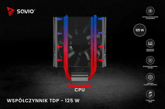 Chladič CPU Frost Black X2