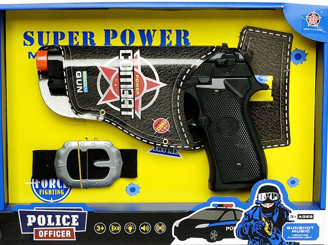 Policejní pistole s opaskem