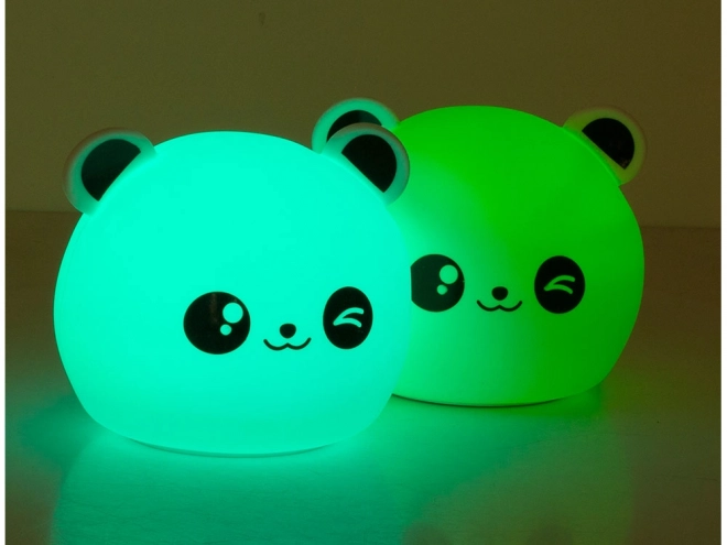 Dětská noční lampička led panda rgb touch