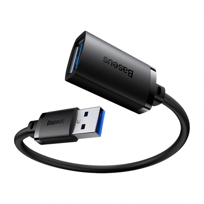 Prodlužovací kabel USB 3.0 Baseus samec-samice, řada AirJoy, 2 m (černý)