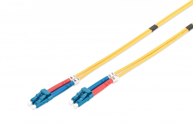 FO Patchcord SM 09/125 OS2 LC-LC duplex 1m žlutý