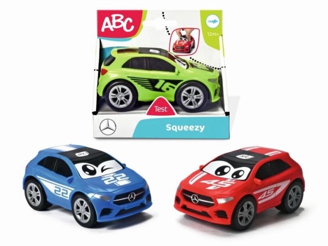 ABC Mercedes Squeezy, 11 cm,  3 druhy