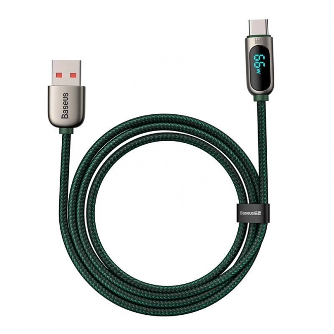 Baseus Kabel displeje USB k Type-C, 66W, 1m (zelený)