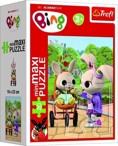 Minipuzzle miniMaxi 20 dílků Bingovi přátelé/Králíček Bing