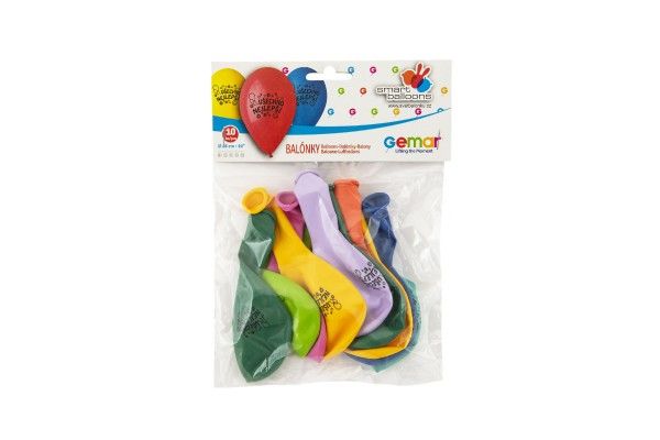 Nafukovací balónky - Všechno nejlepší 10 kusů