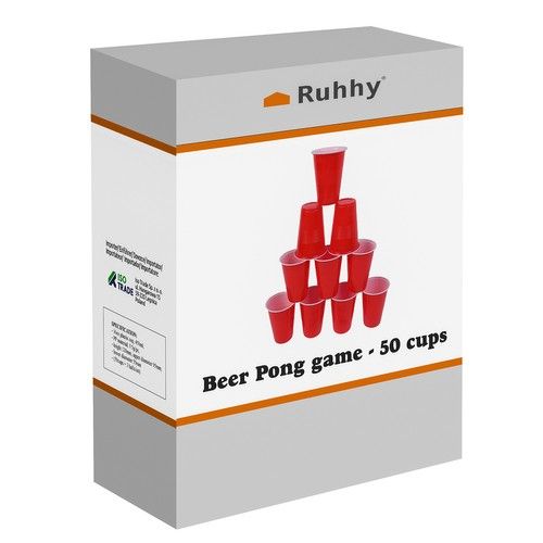 Beer Pong game- 50 kelímků Ruhhy 21232
