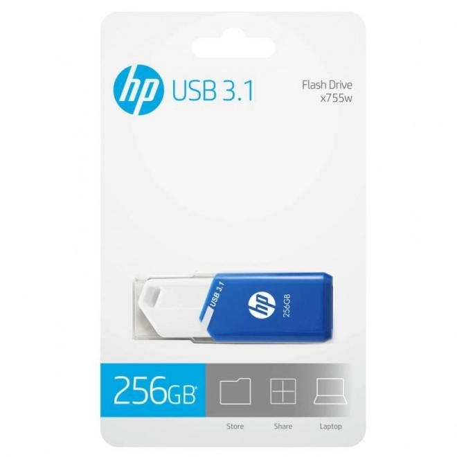 256GB flash disk USB 3.1 HPFD755W-256