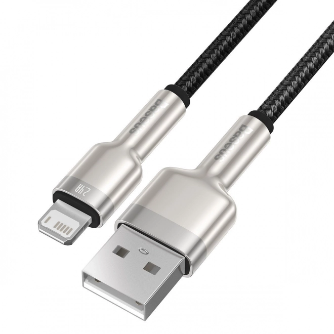 USB kabel pro Lightning Baseus Cafule, 2,4A, 1m (černý)