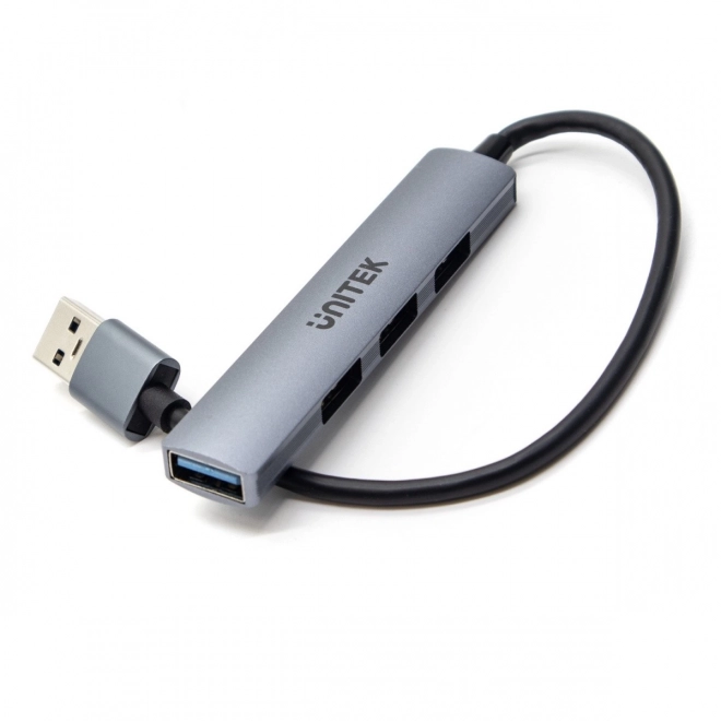 Rozbočovač USB-A; 3x USB-A 2.0; 1x USB-A 5 Gb/s Hliníkový