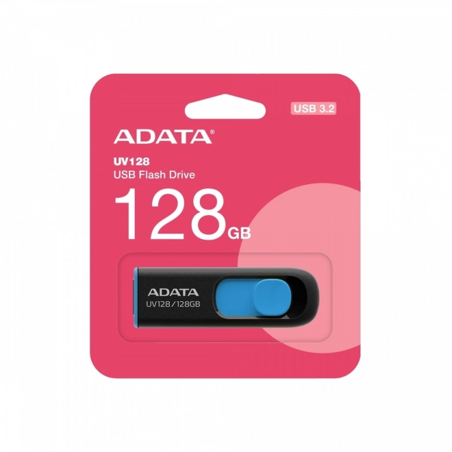 Flash disk UV128 128GB USB 3.2 černý/modrý