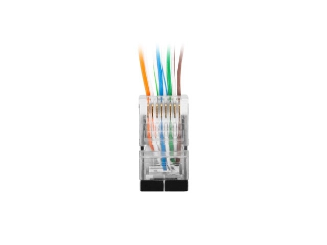 Síťový konektor RJ45 PLS-5000EZ CAT. 5e FTP (100 kusů)