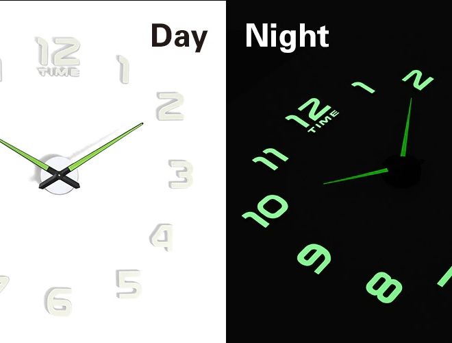 Zářivkové nástěnné hodiny 50-60cm 12 číslic