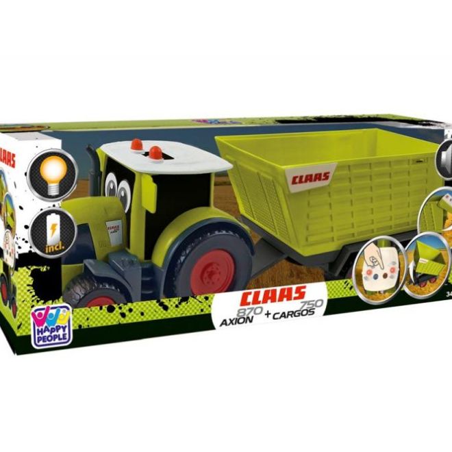 Traktor s přívěsem Class Kids Axion 870 a Cargos 750