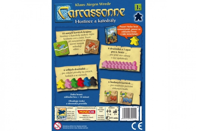 Carcassonne 1. roz. Hostince a katedrály