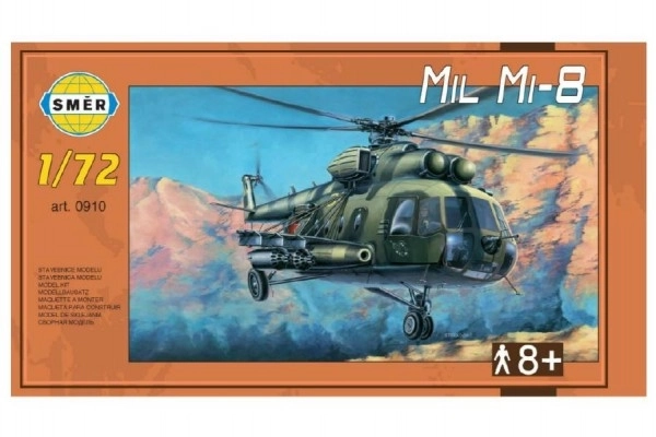 Model Mil Mi-8 1:72 25,5x29,5 cm v krabici 34x19x6cm