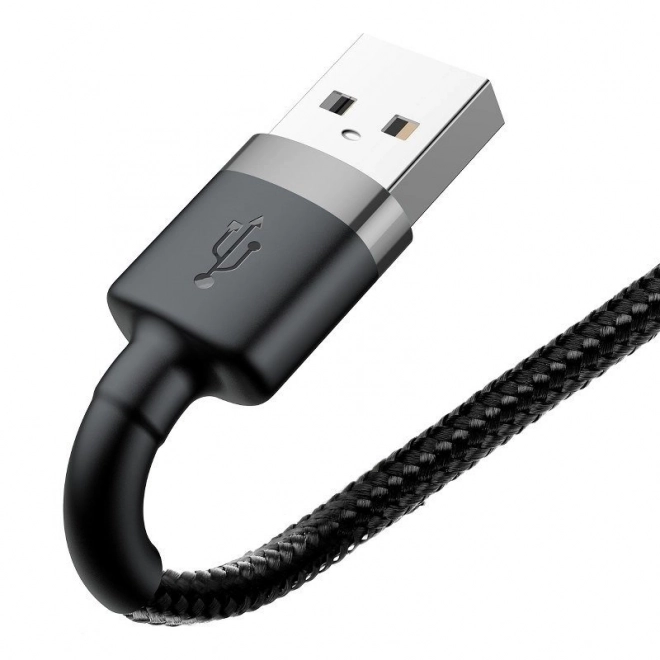 Baseus Cafule USB Lightning kabel 2,4 A 0,5 m (šedo-černý)