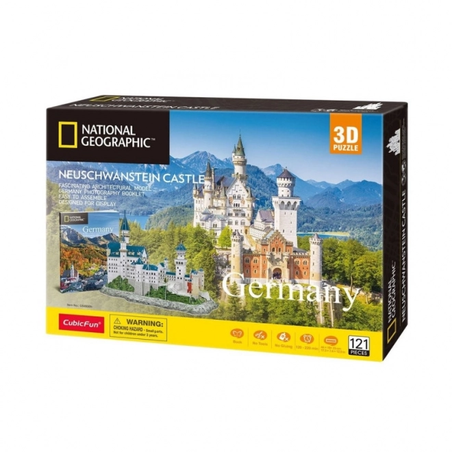 3D puzzle National Geographic: Zámek Neuschwanstein