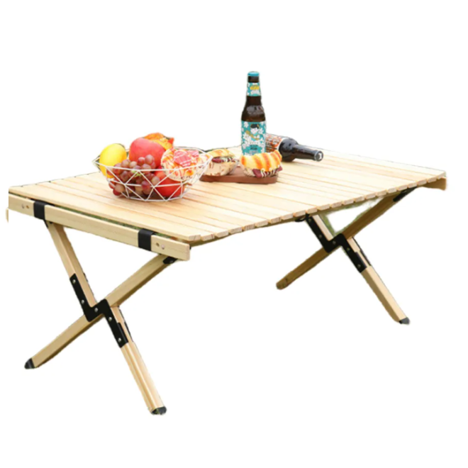 Skládací kempingový stůl, velikost 120x60x53 cm