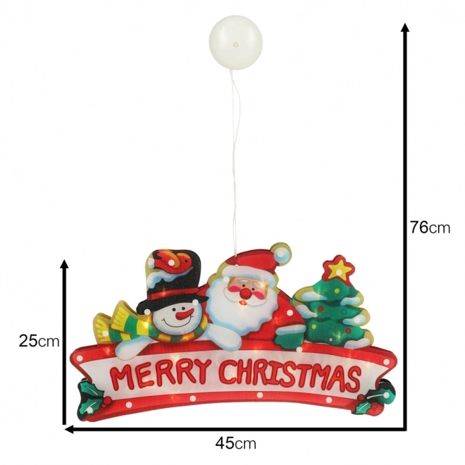 Vánoční LED dekorace Merry Christmas 45 cm