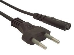 Napájecí kabel k notebooku C8 2pin 1,8M VDE