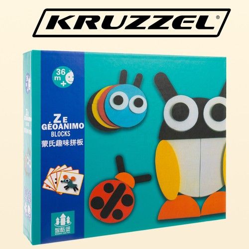 Dřevěné puzzle Kruzzel 22426