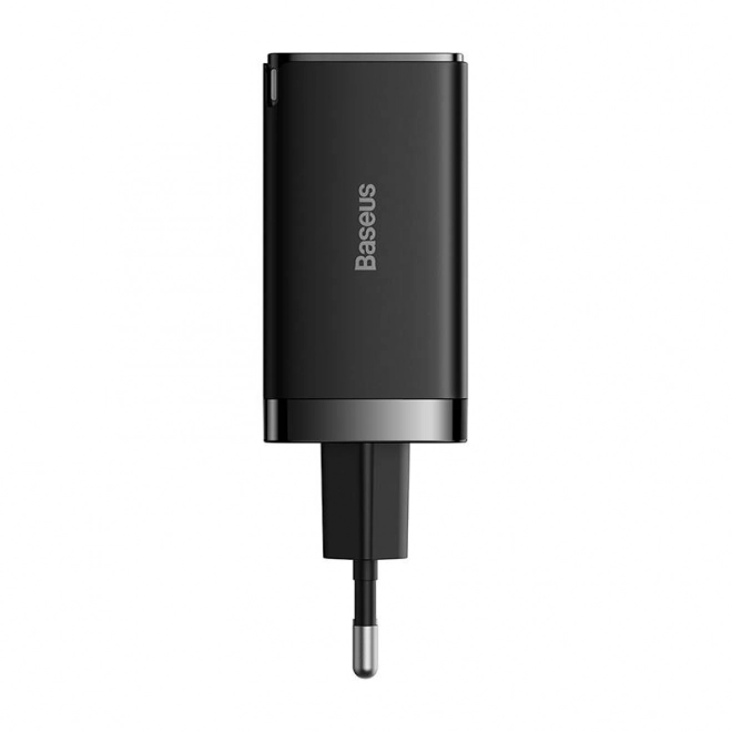 Nástěnná nabíječka Baseus GaN5 Pro 2xUSB-C + USB, 65 W (černá)