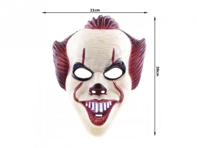 Halloweenská maska klauna Pennywise