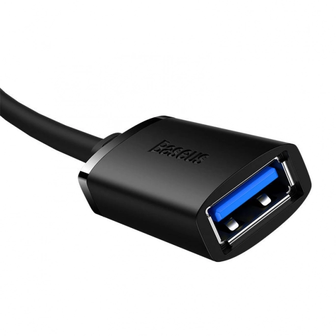 Prodlužovací kabel USB 3.0 Baseus samec-samice, řada AirJoy, 1 m (černý)