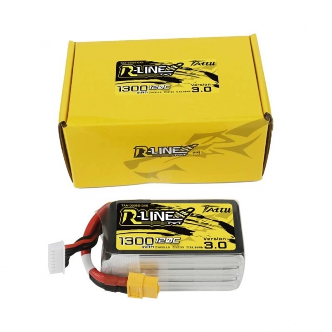 Baterie Tattu R-Line verze 3.0 1300mAh 22,2V 120C 6S1P XT60