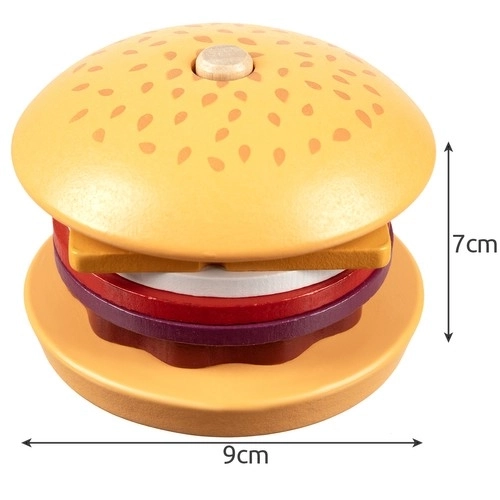 Kruzzel dřevěný hamburger 22673