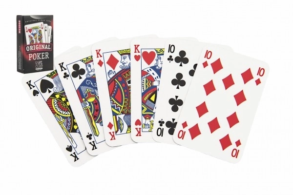 Poker společenská hra karty v papírové krabičce 6x9cm