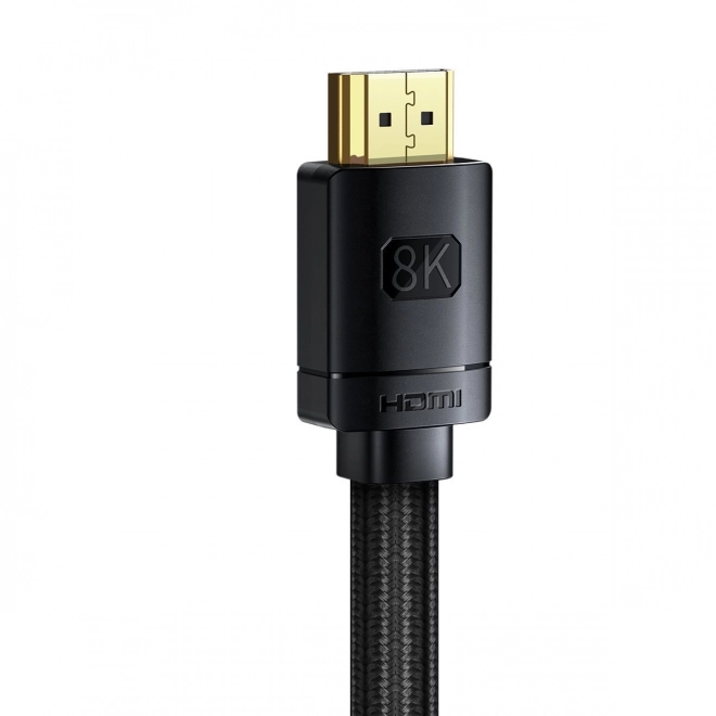 Kabel HDMI 2.1 řady High Definition, 8K 60Hz, 3D, HDR, 48Gbps, 2m (černý)