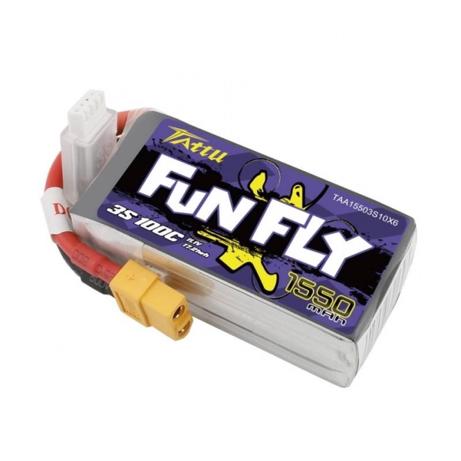 Baterie Tattu Funfly 1550mAh 11,1V 100C 3S1P