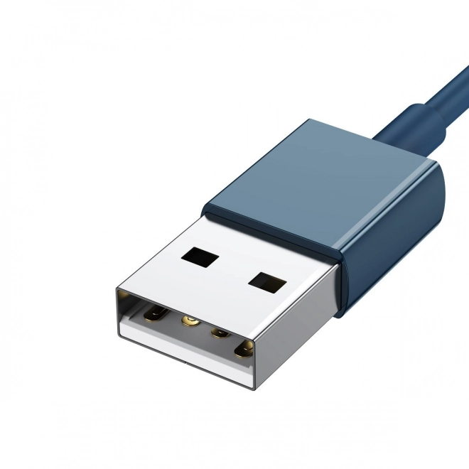 Kabel USB 3v1 Baseus Superior Series, USB na micro USB / USB-C / Lightning, 3,5 A, 1,5 m (modrý)