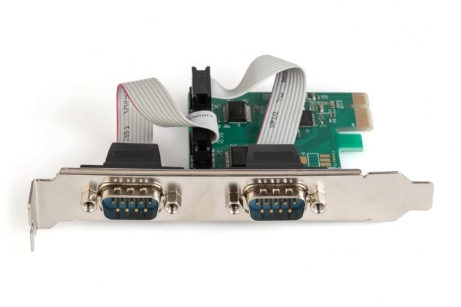 Rozšiřující karta/řadič PCI Express RS232 Serial Port, 2xDB9, čipová sada: ASIX99100