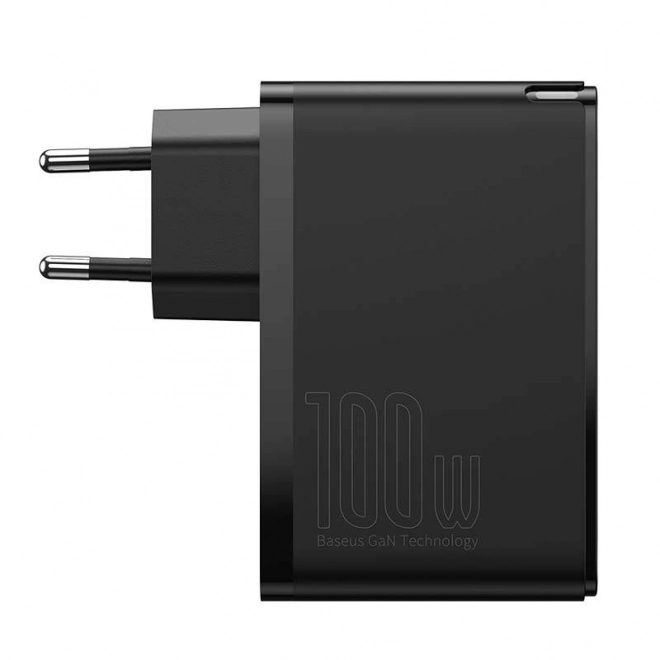 Cestovní nabíječka Baseus GaN2 Pro Quick 2x USB 2x USB-C, 100W, EU (černá)