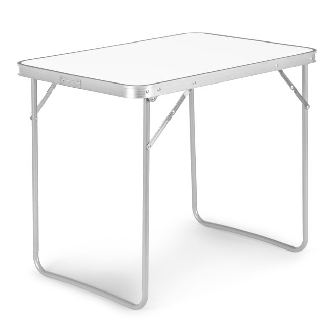 Skládací piknikový stůl 70x50cm bílý
