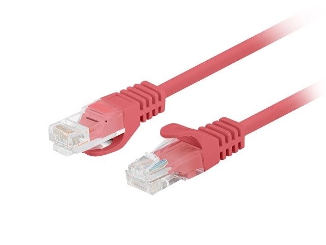 Patchcord cat.6 UTP 3M 10-pack fluke passed červený