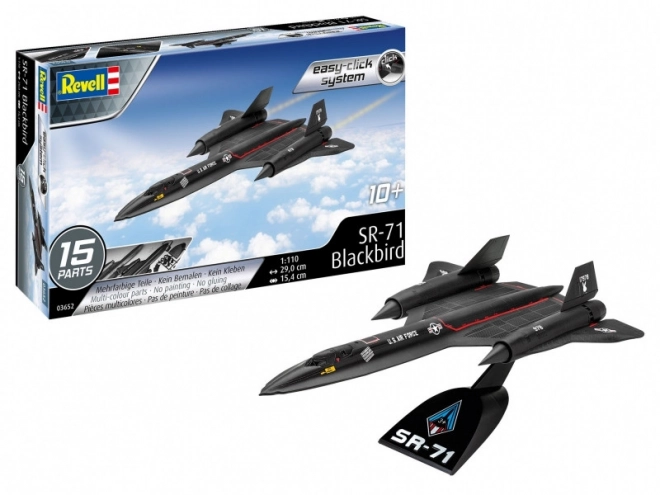 Plastikový model SR-71 Blackbird Easy-Click 1/110