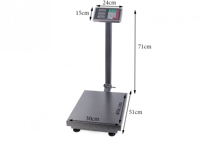 100kg elektronická obchodní váha s LCD displejem