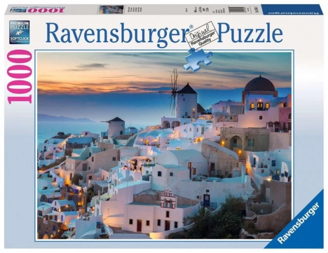 Ravensburger puzzle Večer v Santorini 1000 dílků