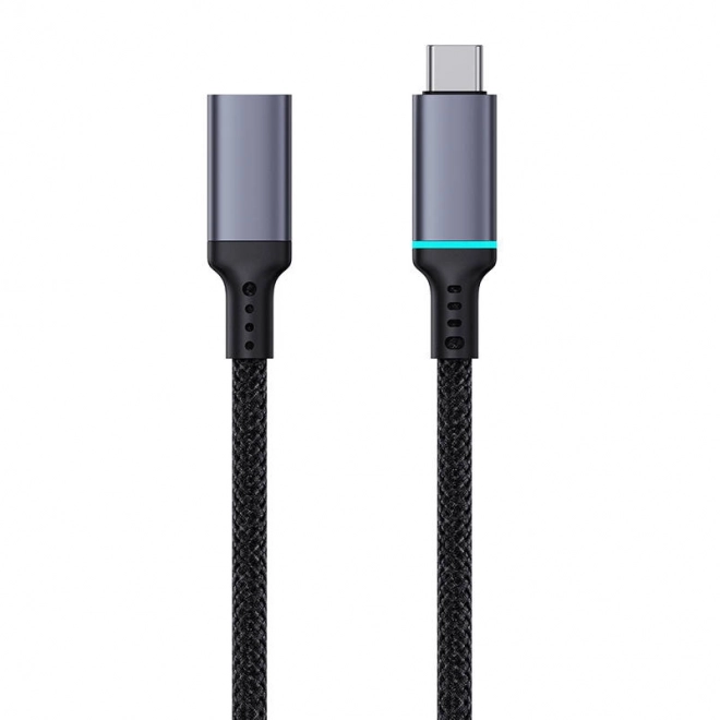 Prodlužovací kabel Baseus High Definition USB-C Male to Female 10Gbps, 1m (černý)