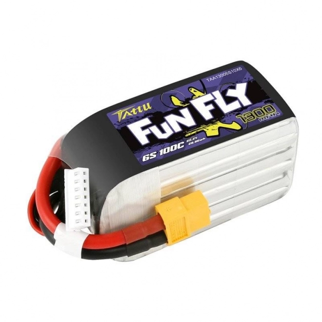 Baterie Tattu Funfly 1300mAh 22,2V 100C 6S1P XT60