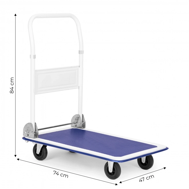 Skladový plošinový přepravní vozík 150KG, skládací, ruční