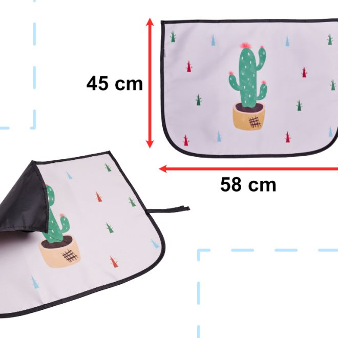 Magnetická záclona na okno auta kaktus