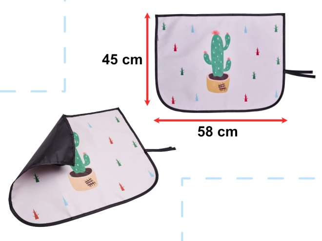 Magnetická záclona na okno auta kaktus